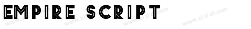 Empire Script字体转换